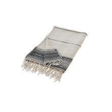 Load image into Gallery viewer, Bean Linen Blend Turkish Towel (Peshtemal)
