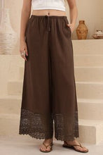 Load image into Gallery viewer, LACE HEM PANTS