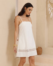 Load image into Gallery viewer, Iris Maxi White Cotton Dress