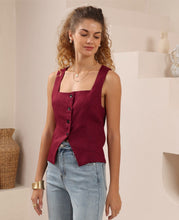 Load image into Gallery viewer, Iris Maxi Tailored Vest Top