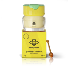 Load image into Gallery viewer, Honeybalm Lip Scrub - Pineapple