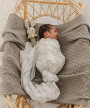 Load image into Gallery viewer, Grey Feather Muslin Swaddle