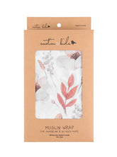 Load image into Gallery viewer, Boho Floral Muslin Wrap/Swaddle