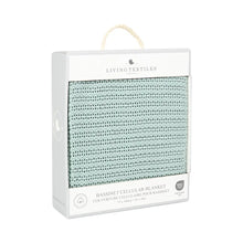 Load image into Gallery viewer, Bassinet Cotton Cellular Blanket - Sage