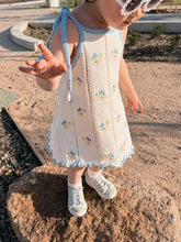 Load image into Gallery viewer, Bloom Pointelle Tie Dress | Pansy