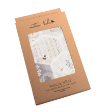 Load image into Gallery viewer, Beehive Muslin Wrap/Swaddle