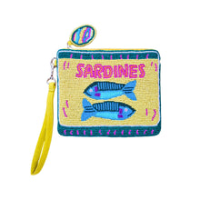 Load image into Gallery viewer, Beaded Sardines Purse