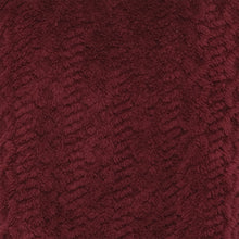 Load image into Gallery viewer, Burgundy Shawl Collar Lux Sherpa Fleece Dressing Gown
