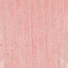 Load image into Gallery viewer, Pink Stripe Shawl Collar Fleece Dressing Gown