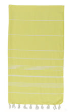 Load image into Gallery viewer, Hamam Authentic Towel - Lemon Yellow