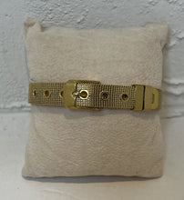 Load image into Gallery viewer, Stainless Steel Gold Plated Bangle