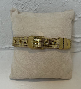Stainless Steel Gold Plated Bangle