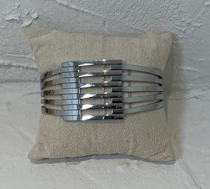 Stainless Steel Silver Plated Bangle