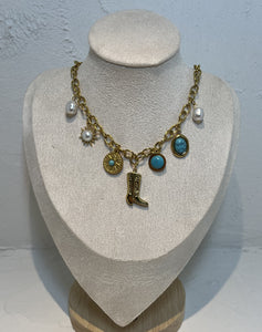 Stainless Steel Gold Plated Necklace