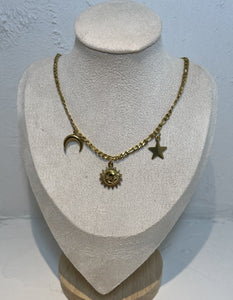 Stainless Steel Gold Plated Necklace