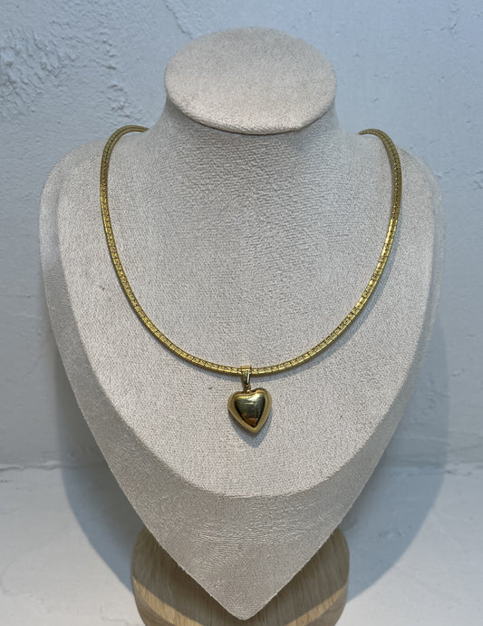 Stainless Steel Gold Plated Necklace
