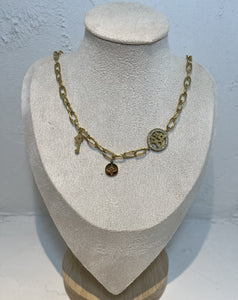 Stainless Steel Gold Plated Necklace
