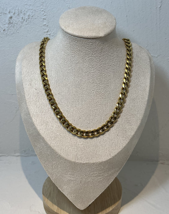 Stainless Steel Gold Plated Necklace