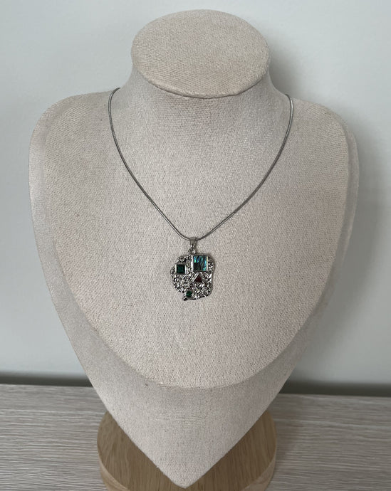 Stainless Steel Silver Plated Necklace