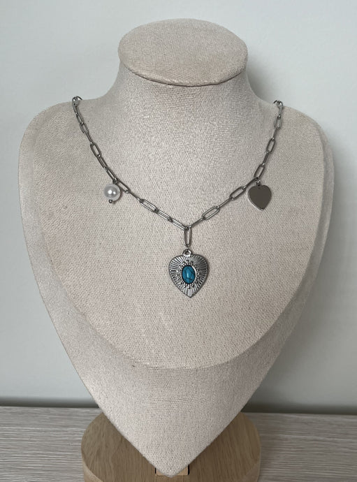 Stainless Steel Silver Plated Necklace