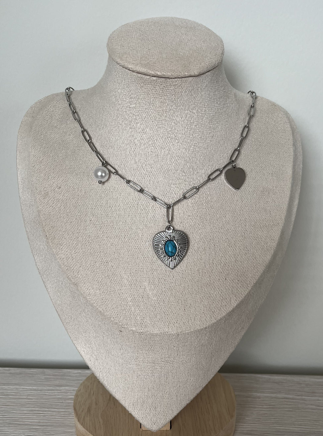 Stainless Steel Silver Plated Necklace