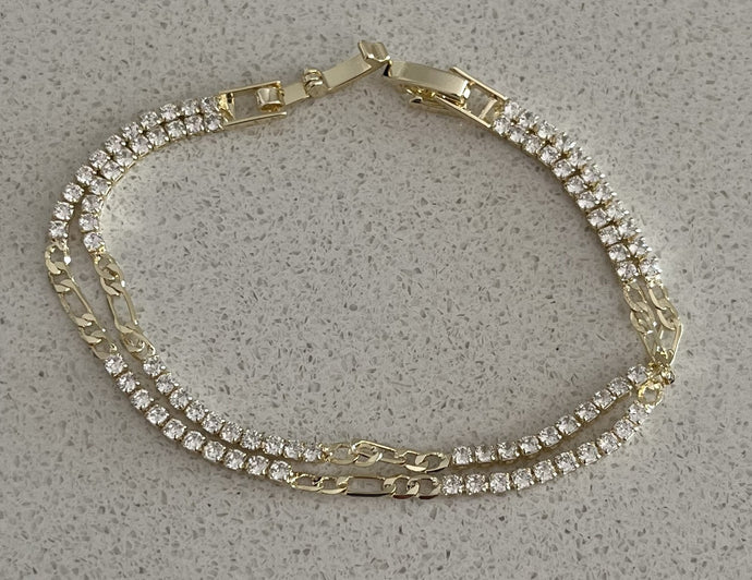 14K Gold Plated Brass Bracelet