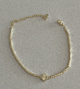 14K Gold Plated Brass Bracelet