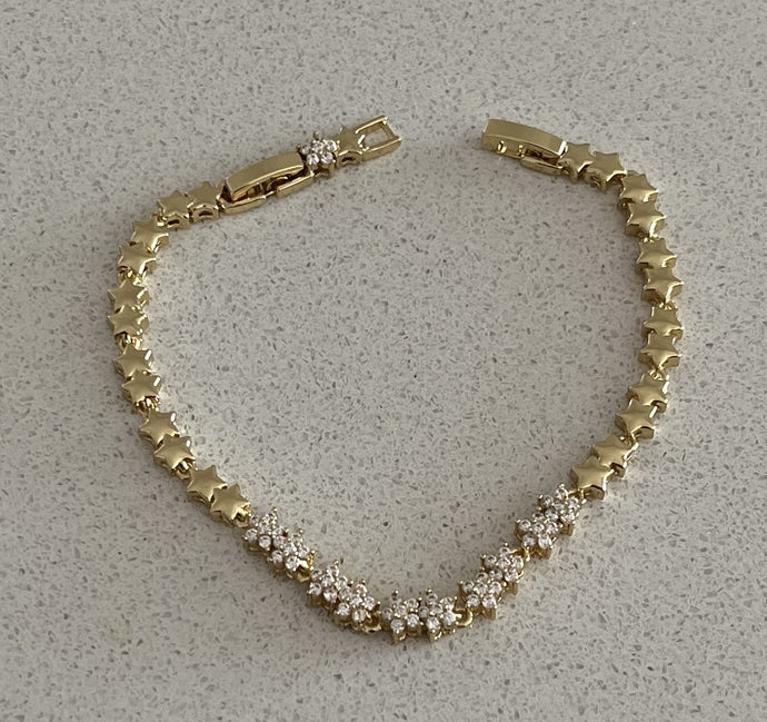 14K Gold Plated Brass Bracelet