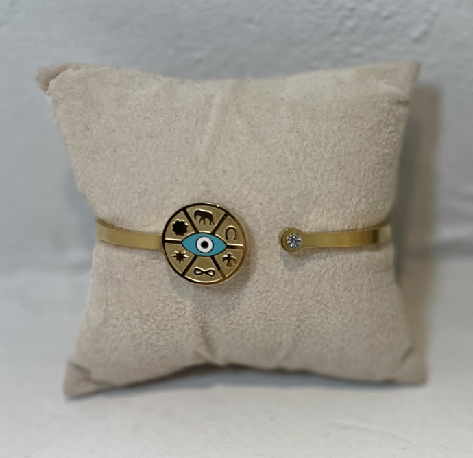 Stainless Steel Gold Plated Bangle