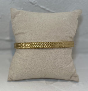 Stainless Steel Gold Plated Bangle