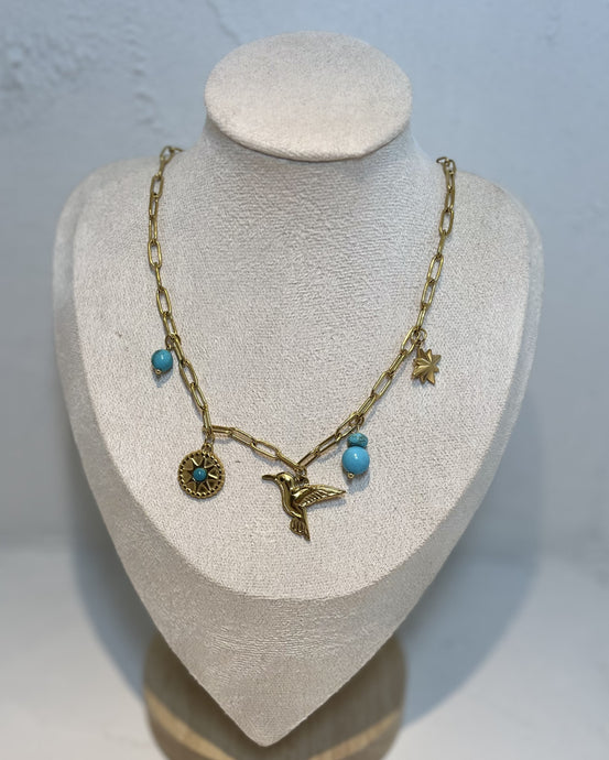 Stainless Steel Gold Plated Necklace