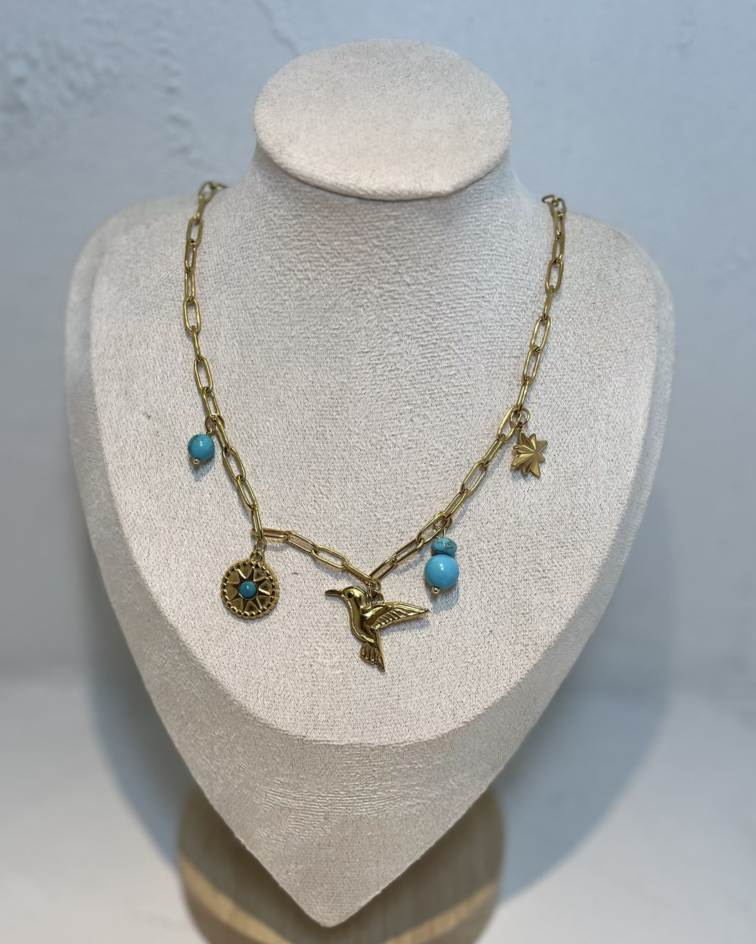 Stainless Steel Gold Plated Necklace