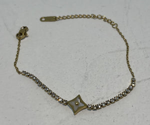 Stainless Steel Gold Plated Bracelet