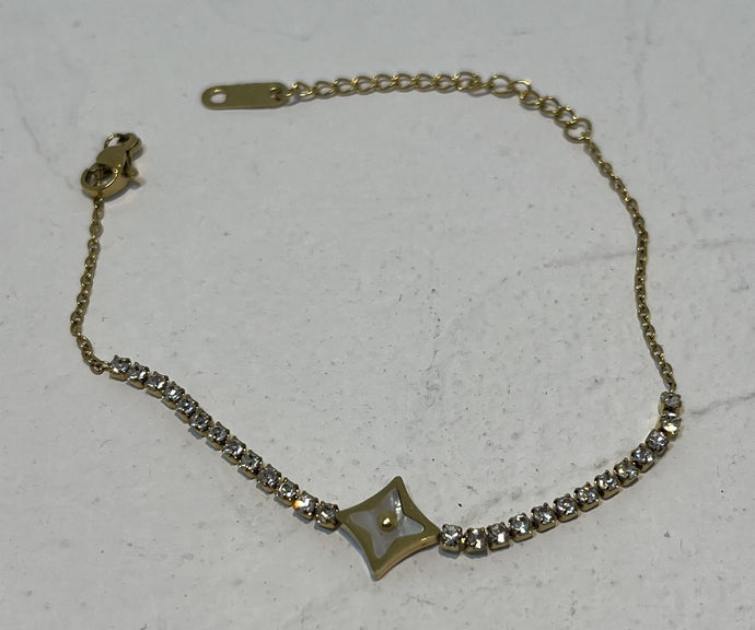 Stainless Steel Gold Plated Bracelet