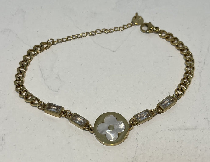 Stainless Steel Gold Plated Bracelet