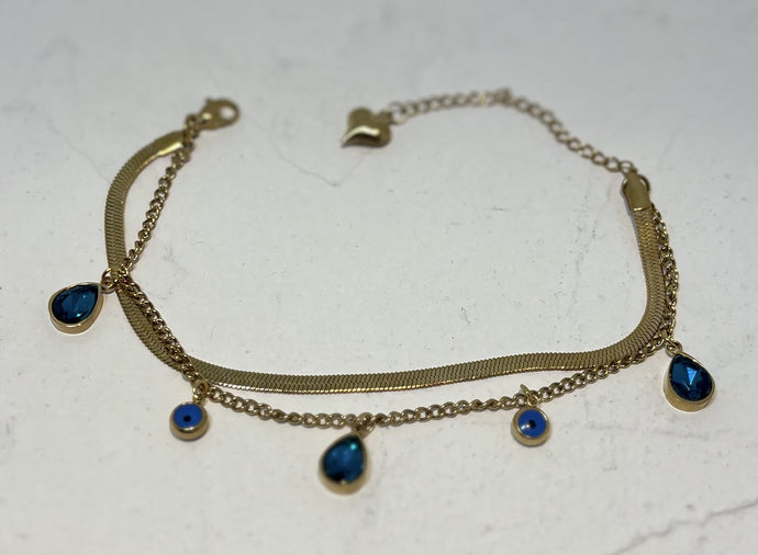 Stainless Steel Gold Plated Bracelet
