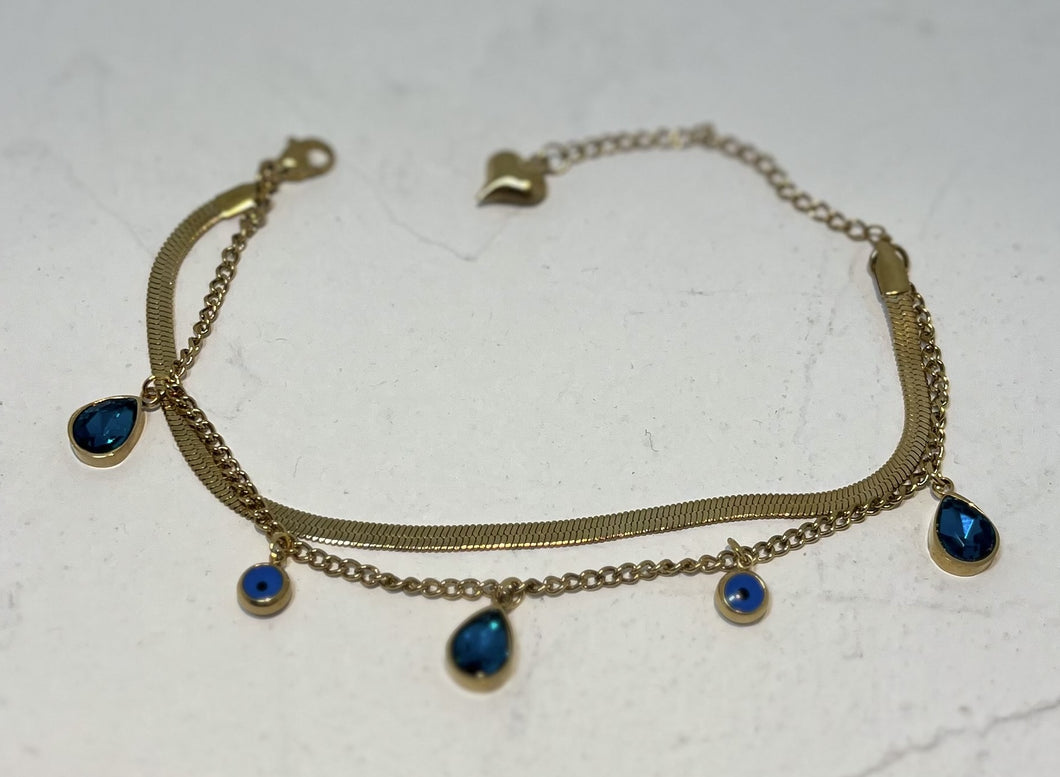 Stainless Steel Gold Plated Bracelet