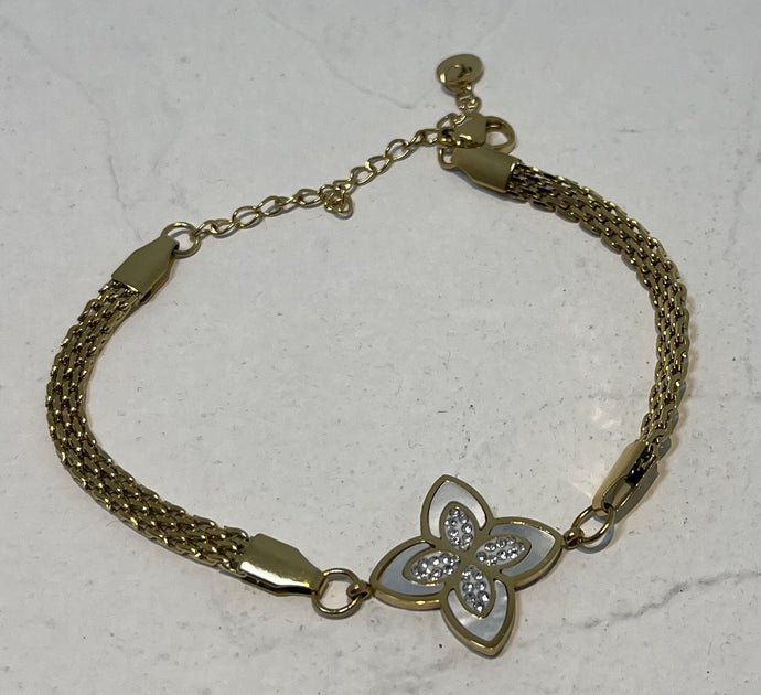 Stainless Steel Gold Plated Bracelet