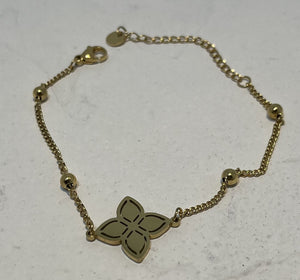 Stainless Steel Gold Plated Bracelet