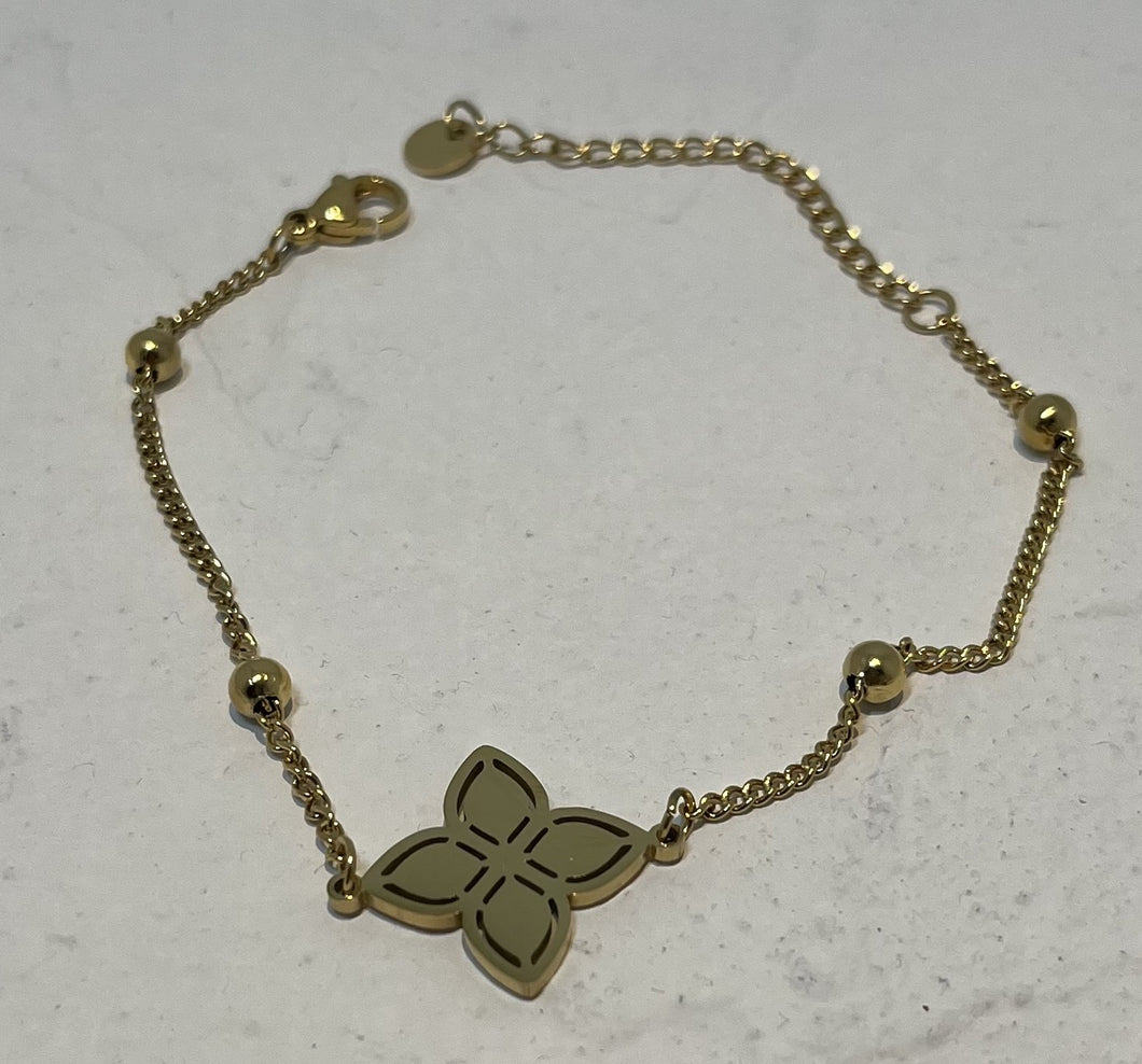Stainless Steel Gold Plated Bracelet