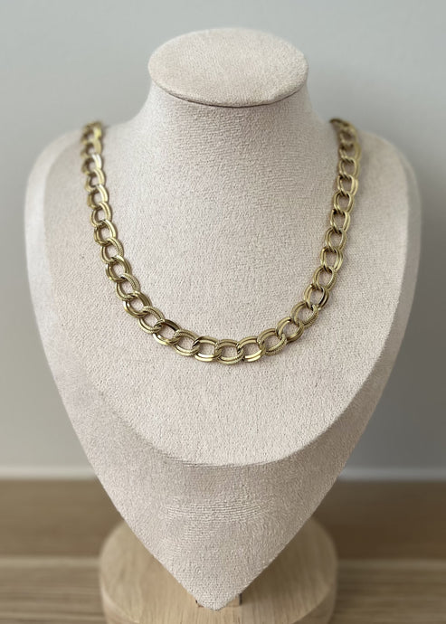 Stainless Steel Gold Plated Necklace