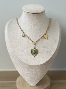 Stainless Steel Gold Plated Necklace