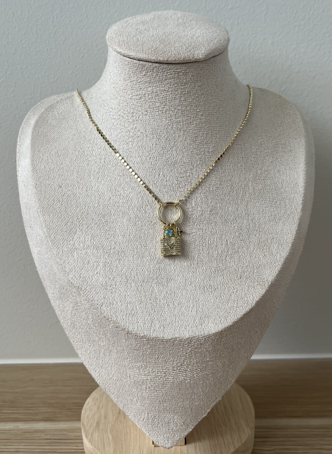 14K Gold Plated Brass Necklace