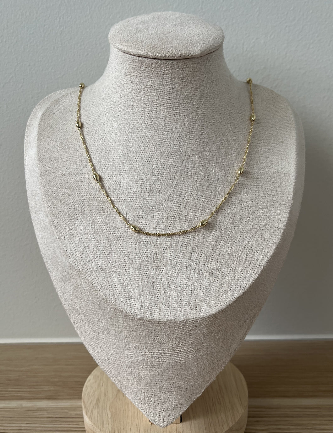 14K Gold Plated Brass Necklace