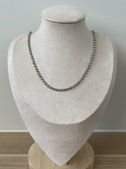 Silver Plated Brass Necklace
