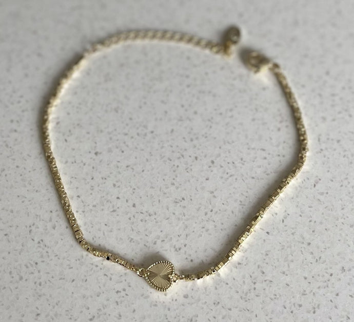 14K Gold Plated Brass Bracelet