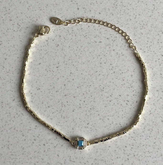 14K Gold Plated Brass Bracelet