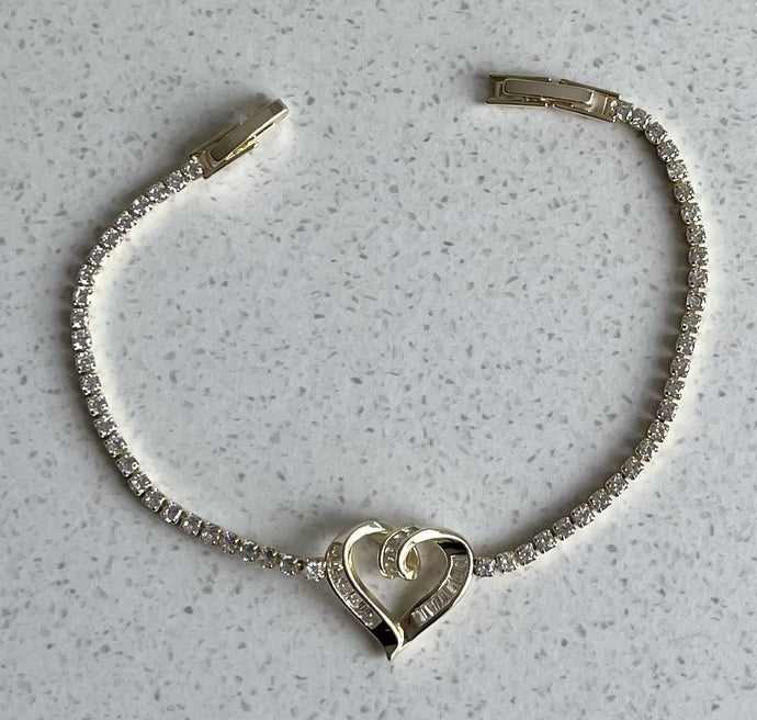 14K Gold Plated Brass Bracelet