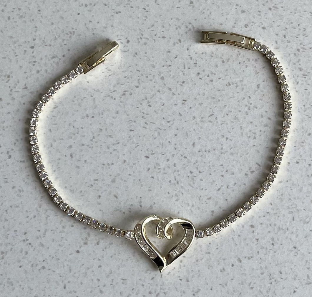 14K Gold Plated Brass Bracelet