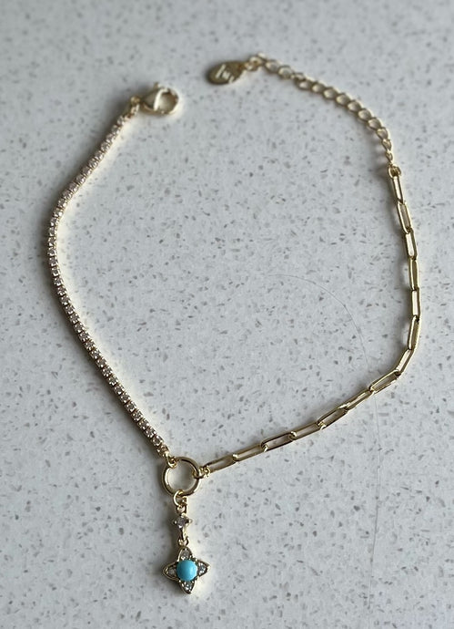 14K Gold Plated Brass Bracelet